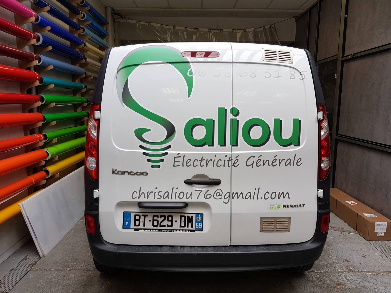 Faire un covering sur un véhicule professionnel Le Havre